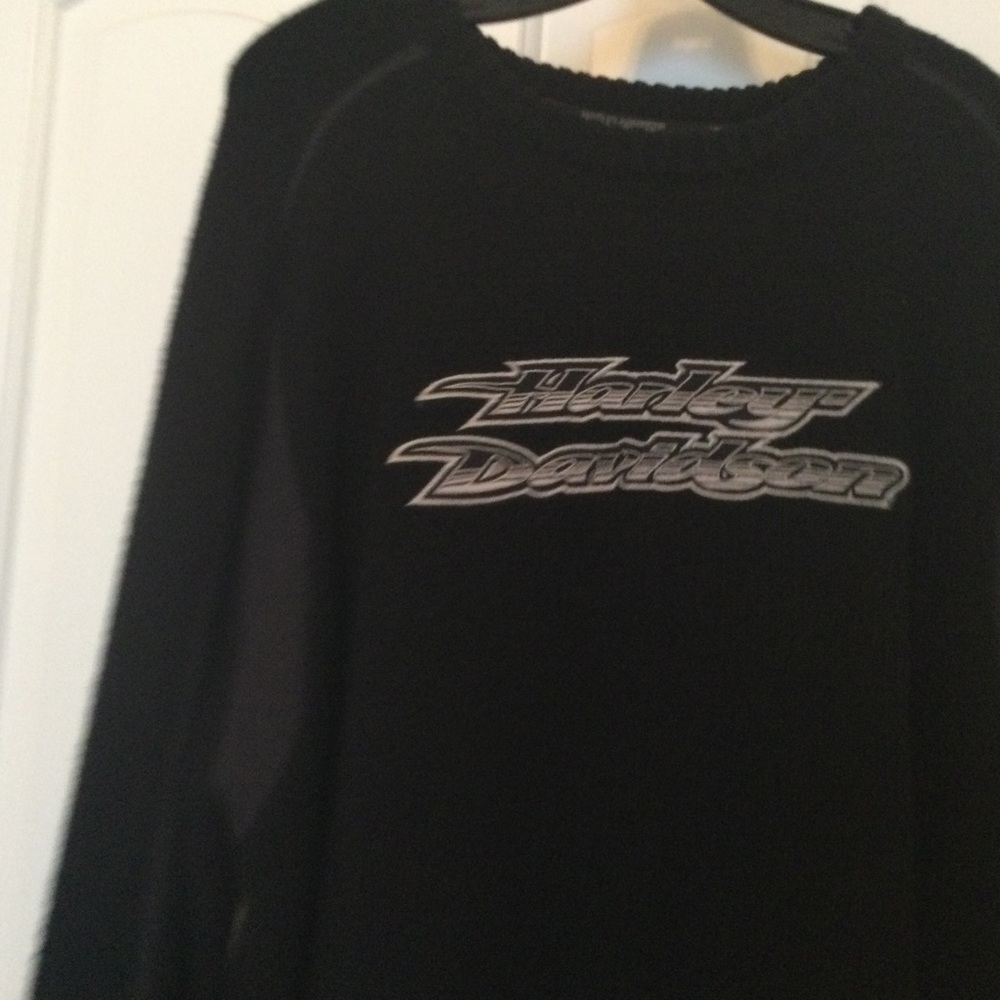 Black knit sweater Harley Davidson in size XXL
